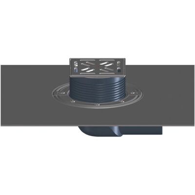 Ferrari Srl - DN75 horizontal - 145x145 mm - Sumidero Ferrari Srl - DN75 horizontal - 145x145 mm - Sumidero