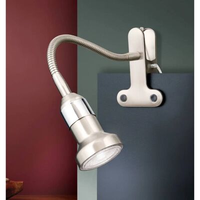 ORION - STR 10-389/1 satin - GU10 - Klemmstrahler - Decken/Wandlampe ORION - STR 10-389/1 satin - GU10 - Klemmstrahler - Decken/Wandlampe