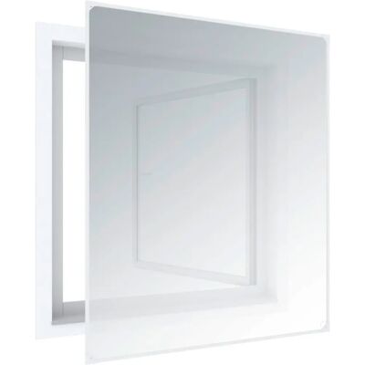 WINDHAGER Insectenrooster Frame - Wit, 100x120 cm, UV-bestendig WINDHAGER Insectenrooster Frame - Wit, 100x120 cm, UV-bestendig