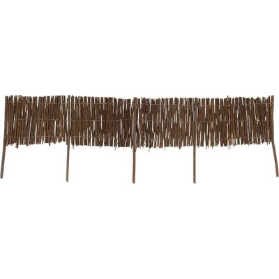 Borde de mimbre WINDHAGER Weide - Ajustable, Resistente a la Intemperie - 22/35,5cm Borde de mimbre WINDHAGER Weide - Ajustable, Resistente a la Intemperie - 22/35,5cm