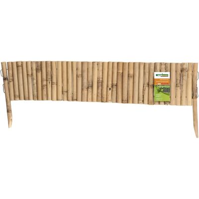 Limite de jardin en bambou WINDHAGER - 35x100cm - Bambou naturel - Publicité Limite de jardin en bambou WINDHAGER - 35x100cm - Bambou naturel - Publicité