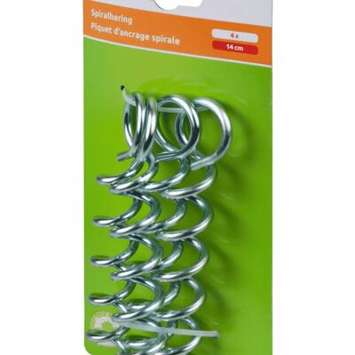 Windhager 312613 Anclaje para tienda - Acero galvanizado - 4 unidades Windhager 312613 Anclaje para tienda - Acero galvanizado - 4 unidades