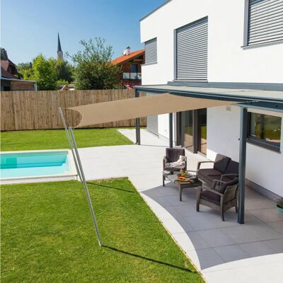 WINDHAGER Cannes Quadrat Sonnensegel - Wasserdicht, 4x4m WINDHAGER Cannes Quadrat Sonnensegel - Wasserdicht, 4x4m