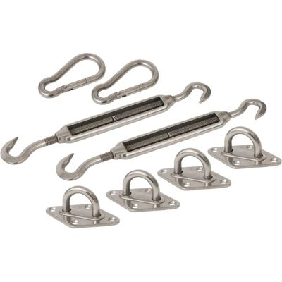 WINDHAGER Edelstahl Spannset für Sonnensegel WINDHAGER Edelstahl Spannset für Sonnensegel
