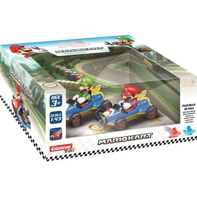 Carrera Mario Kart Mach 8 Twinpack - Conjunto de carros em escala 1:43 Carrera Mario Kart Mach 8 Twinpack - Conjunto de carros em escala 1:43
