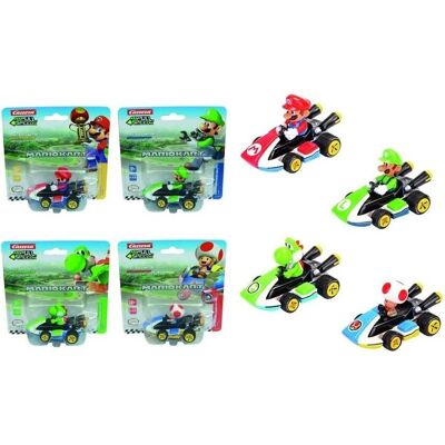 Carrera - Mario Kart Yoshi - Pull Back - Auto - Spielzeug Carrera - Mario Kart Yoshi - Pull Back - Auto - Spielzeug