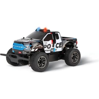 Ford F-150 Raptor Politi RC-Bil - Skala 1:18 - Realistisk Offroad Ford F-150 Raptor Politi RC-Bil - Skala 1:18 - Realistisk Offroad