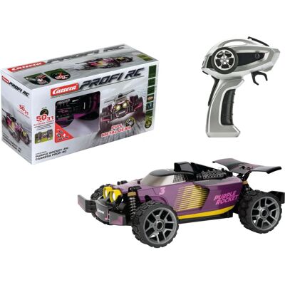 Carrera Lila Raket RC Bil - 1:18, 50 km/h, 4WD Carrera Lila Raket RC Bil - 1:18, 50 km/h, 4WD