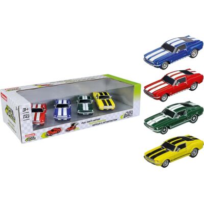 Carrera Ford Mustang '67 - Set of 4 - Diecast Model Car Carrera Ford Mustang '67 - Set of 4 - Diecast Model Car
