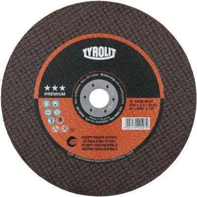 Tyrolit - Stahl-Schleifscheibe - 178x2,5mm - A30R-BFXA Tyrolit - Stahl-Schleifscheibe - 178x2,5mm - A30R-BFXA