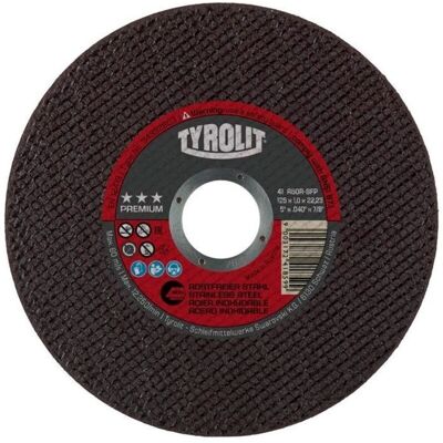 TYROLIT Stahl Trennscheibe - 230x2,5mm - CrNi - 80 m/s - Scheibe - 230 mm TYROLIT Stahl Trennscheibe - 230x2,5mm - CrNi - 80 m/s - Scheibe - 230 mm