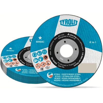 Tyrolit 2In1 Skivsej 230x3mm för stål & rostfritt stål - Skivsej Tyrolit 2In1 Skivsej 230x3mm för stål & rostfritt stål - Skivsej