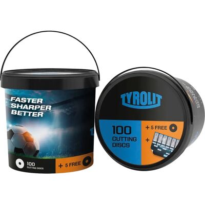 TYROLIT Premium skivskiva för stål/rostfritt stål - 125mm - Hållbar & Säker TYROLIT Premium skivskiva för stål/rostfritt stål - 125mm - Hållbar & Säker