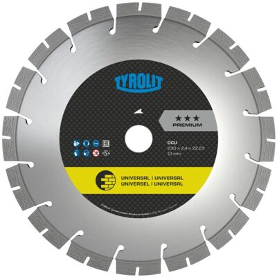 Tyrolit DCU Premium Diamanttrennscheibe - 125mm - Bau Tyrolit DCU Premium Diamanttrennscheibe - 125mm - Bau