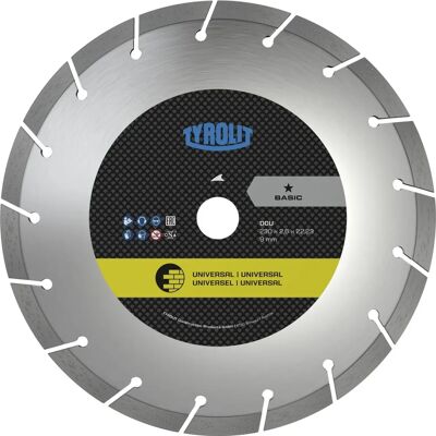 Tyrolit - DCU Basic - 115 mm - 2 mm - Disco de corte diamante Tyrolit - DCU Basic - 115 mm - 2 mm - Disco de corte diamante