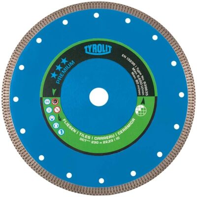 Disque de coupe diamant Tyrolit Ø115mm - Céramique, Durable - Publicité Disque de coupe diamant Tyrolit Ø115mm - Céramique, Durable - Publicité