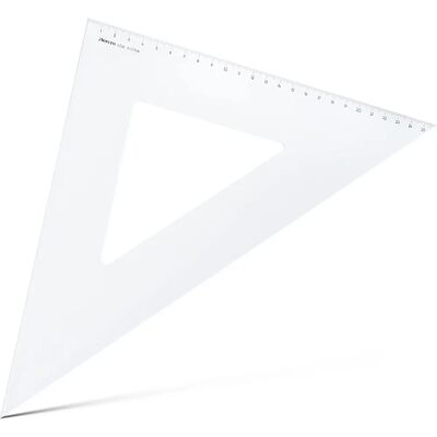 Aristo Modell 368mm Transparent 45° Dreieckslineal Aristo Modell 368mm Transparent 45° Dreieckslineal