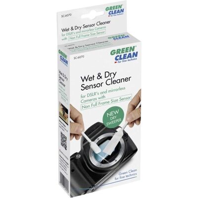 Kit de nettoyage capteur Green Clean - humide et sec 4 pièces - Publicité Kit de nettoyage capteur Green Clean - humide et sec 4 pièces - Publicité