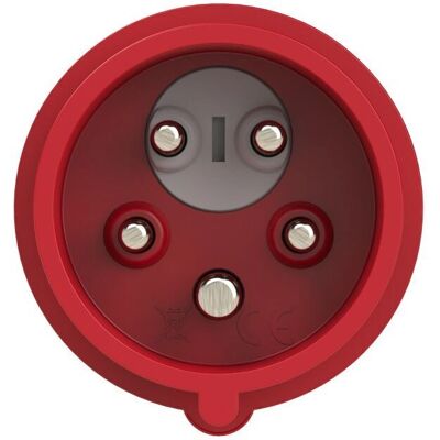 PCE 7725-6 Driedelige CEE 5-polige wandcontactdoos - Power Outlet PCE 7725-6 Driedelige CEE 5-polige wandcontactdoos - Power Outlet