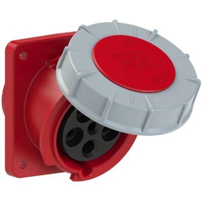 PCE Power Twist 435-6 CEE Steckdose - 63A, 5-polig, 400V PCE Power Twist 435-6 CEE Steckdose - 63A, 5-polig, 400V