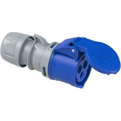 Connecteur femelle PCE PC Electric 213-6tt IP44 230V Bleu-Gris - Connecteur électrique - Publicité Connecteur femelle PCE PC Electric 213-6tt IP44 230V Bleu-Gris - Connecteur électrique - Publicité