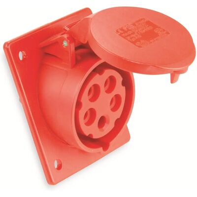 PCE 415-6tt Prise panneau rouge 16A PCE 415-6tt Prise panneau rouge 16A