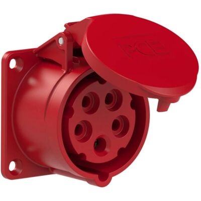 PCE 315-6 Rote 5P 16A IP44 Steckdose PCE 315-6 Rote 5P 16A IP44 Steckdose