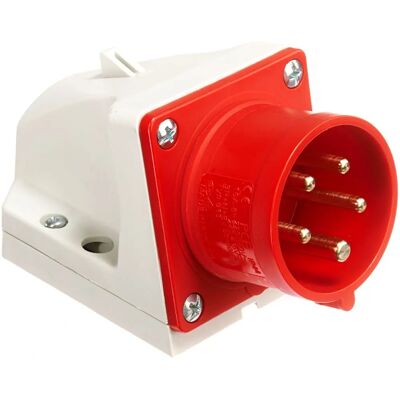 PC Electric 515-6 Strømkontakt - 16A, 5-polig, IP44 PC Electric 515-6 Strømkontakt - 16A, 5-polig, IP44