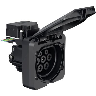 PCE e325-f Zwarte Type 2 EV Laadstopcontact - Laadcontact PCE e325-f Zwarte Type 2 EV Laadstopcontact - Laadcontact