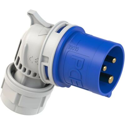 PCE Modelo 8013-6 Conector macho angular azul - Conector PCE Modelo 8013-6 Conector macho angular azul - Conector