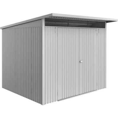 Biohort Gartenhaus AvantGarde ECO A6 Silber - Metall-Gartenhaus mit Doppel-Türen Biohort Gartenhaus AvantGarde ECO A6 Silber - Metall-Gartenhaus mit Doppel-Türen