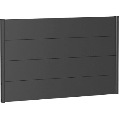 BIOHORT Sichtschutz - Stahl, Silber, 91cm x 145cm - Zaunelement BIOHORT Sichtschutz - Stahl, Silber, 91cm x 145cm - Zaunelement