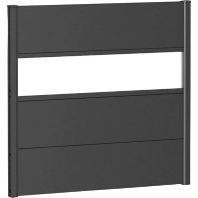 BIOHORT Silber Sichtschutz mit Metall- und Acrylglasplatten - Sichtschutz BIOHORT Silber Sichtschutz mit Metall- und Acrylglasplatten - Sichtschutz