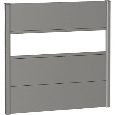 BIOHORT Silber Sichtschutzelement - Zaunelement, Metall, Acrylglas, 91cm x 96m BIOHORT Silber Sichtschutzelement - Zaunelement, Metall, Acrylglas, 91cm x 96m