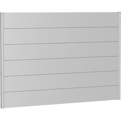 Biohort Silber Sichtschutz - Wetterfeste Metallpaneele - 137cm x 194cm Biohort Silber Sichtschutz - Wetterfeste Metallpaneele - 137cm x 194cm