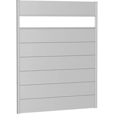 BIOHORT Silber Sichtschutz - Stahlnetz, Acrylglas, 182cm x 145m - Sichtschutz BIOHORT Silber Sichtschutz - Stahlnetz, Acrylglas, 182cm x 145m - Sichtschutz