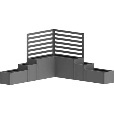 BIOHORT Da Vinci Hochbeet - quarzgrau - 299,5x168x299,5cm BIOHORT Da Vinci Hochbeet - quarzgrau - 299,5x168x299,5cm