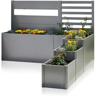 BIOHORT Da Vinci Hochbeet - Langlebiges Stahl, Modular, Privatsphäre BIOHORT Da Vinci Hochbeet - Langlebiges Stahl, Modular, Privatsphäre