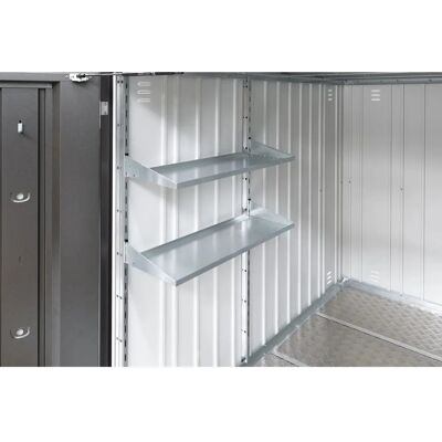 Set di Mensole Biohort per Mini Garage - Acciaio Regolabile Set di Mensole Biohort per Mini Garage - Acciaio Regolabile