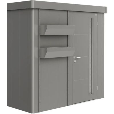 BIOHORT Neo Pflanzkasten - Stahl, Grau, 84x24x205cm - Gartendeko BIOHORT Neo Pflanzkasten - Stahl, Grau, 84x24x205cm - Gartendeko