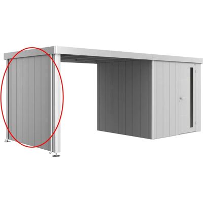 Biohort Gartenhaus-Seitenwand - Stahl, Silber - 203x200x4.3cm - Gartenzubehör Biohort Gartenhaus-Seitenwand - Stahl, Silber - 203x200x4.3cm - Gartenzubehör