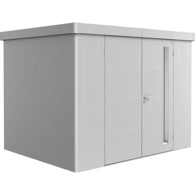 Biohort Neo 2C Metallschuppen - Doppeltür - Silber Biohort Neo 2C Metallschuppen - Doppeltür - Silber