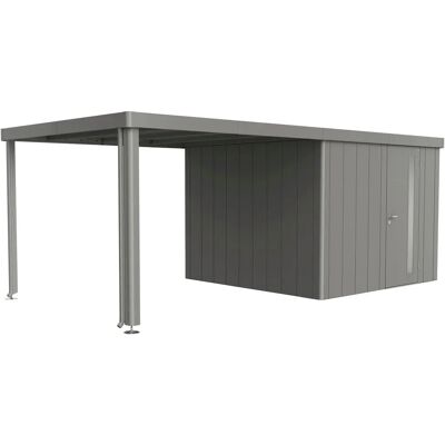 BIOHORT Gartenhaus - Flachdach Stahl - 300x291x220cm BIOHORT Gartenhaus - Flachdach Stahl - 300x291x220cm