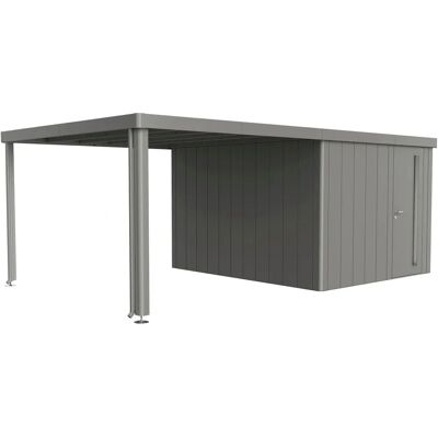 BIOHORT Gartenhaus-Anbaudach - Neo 4A-4D, quarzgrau metallic, Stahlblech BIOHORT Gartenhaus-Anbaudach - Neo 4A-4D, quarzgrau metallic, Stahlblech