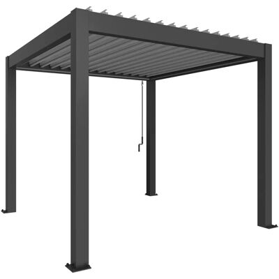 Biohort Gr. 3x3 Grigio scuro/Argento metallizzato Pergola - Pergola Biohort Gr. 3x3 Grigio scuro/Argento metallizzato Pergola - Pergola