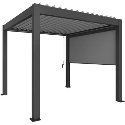 Biohort Pergola-Sonnenrollo - 3,5 m UV-Schutz, Reißverschluss, Aluminium Biohort Pergola-Sonnenrollo - 3,5 m UV-Schutz, Reißverschluss, Aluminium