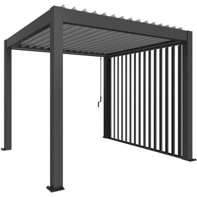 BIOHORT Parete a lamelle per pergola - Resistente alle intemperie, Regolabile, Acciaio - Pergola Lamella Wall BIOHORT Parete a lamelle per pergola - Resistente alle intemperie, Regolabile, Acciaio - Pergola Lamella Wall
