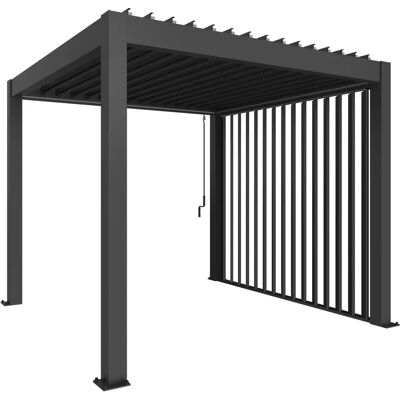 BIOHORT Parete laterale a lamelle - Serie Gr. 4 - 235x10x364 cm BIOHORT Parete laterale a lamelle - Serie Gr. 4 - 235x10x364 cm