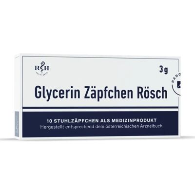 BANO Healthcare GmbH Rösch 3g Glycerin Zäpfchen - Abführzäpfchen BANO Healthcare GmbH Rösch 3g Glycerin Zäpfchen - Abführzäpfchen