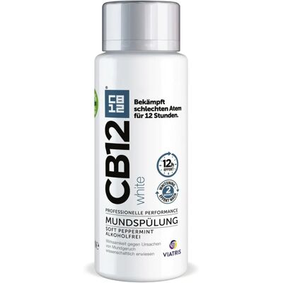 CB12 Weiß Mundspüllösung - Aufhellen & Frischer Atem CB12 Weiß Mundspüllösung - Aufhellen & Frischer Atem
